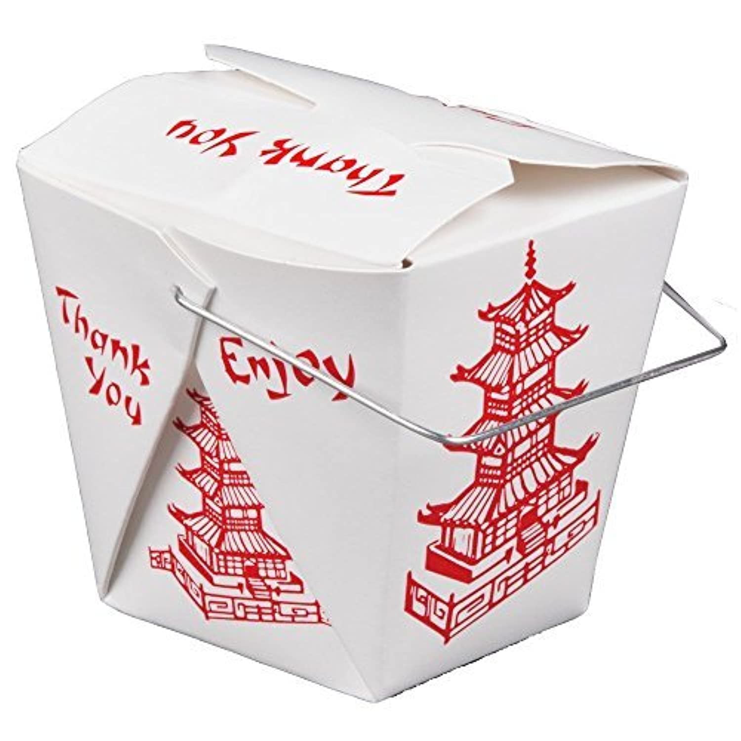 Chinese Takeout Box With Handle