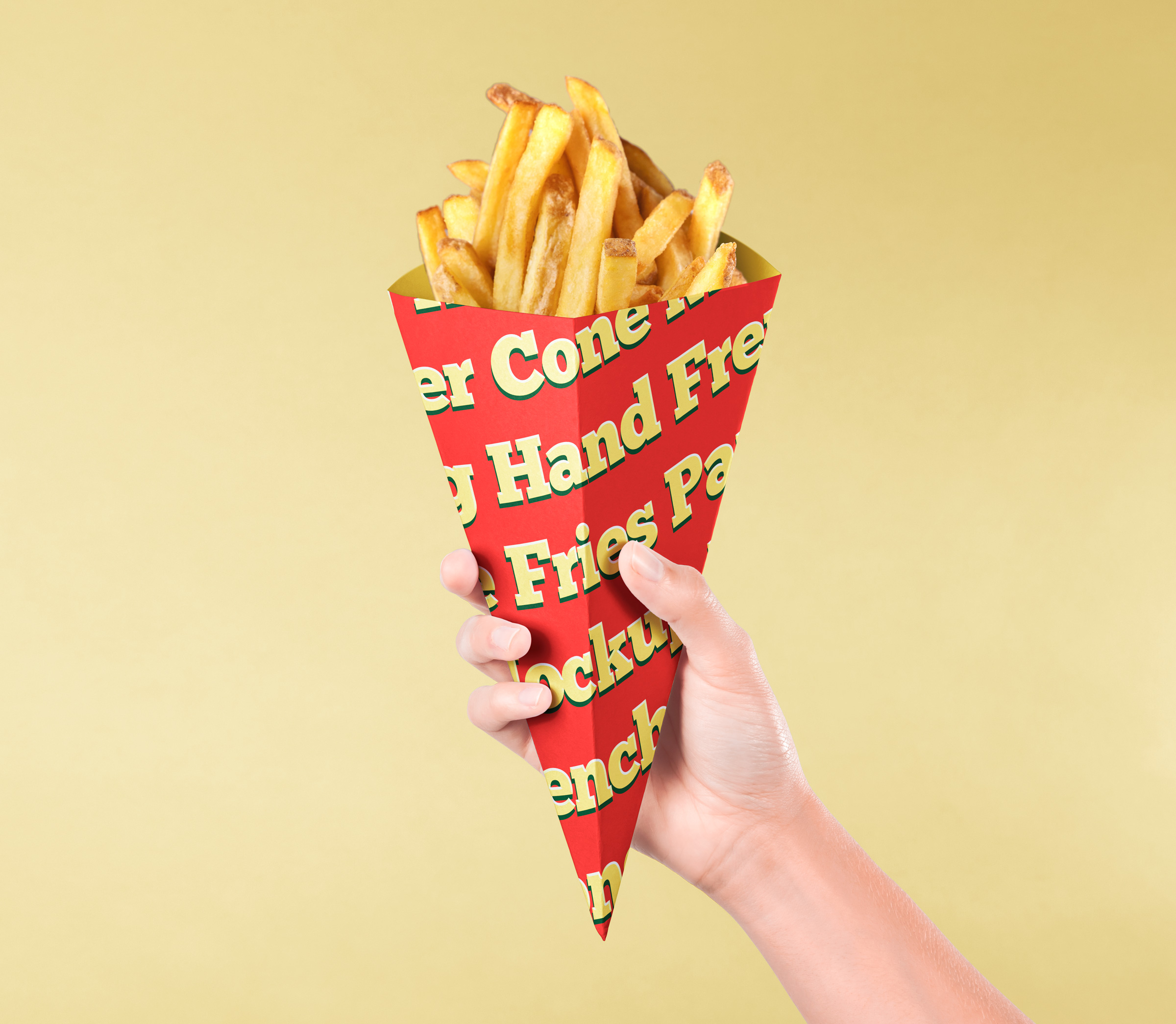 French Fries Paper Cone