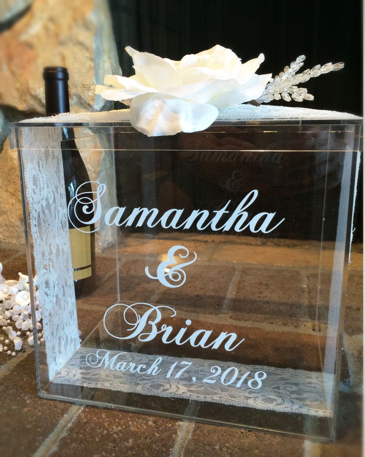 Custom Wedding Card Box