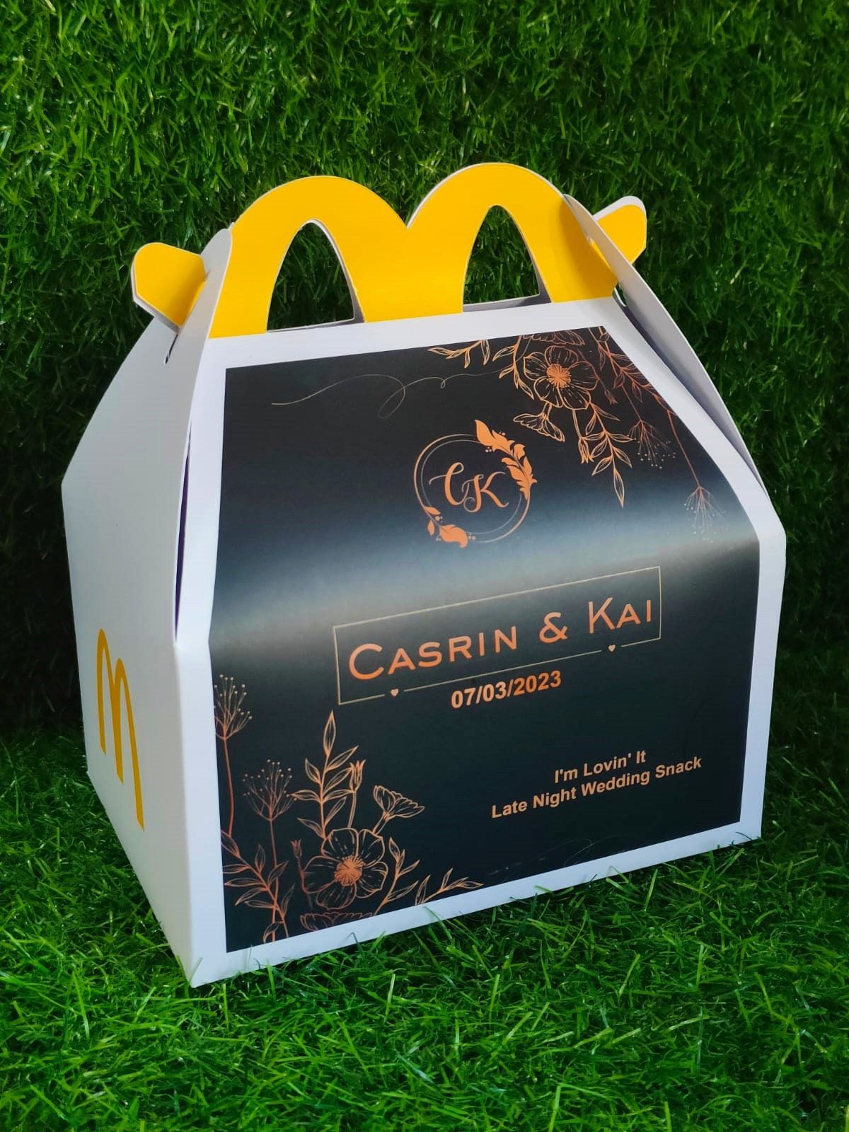 Personalized Burger Box