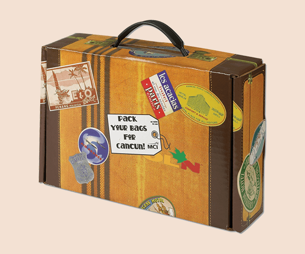 Suitcase Box With Handle