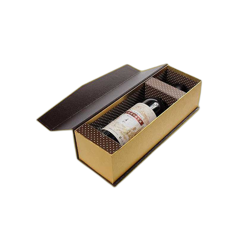 Custom Champagne Rigid Boxes with Inserts