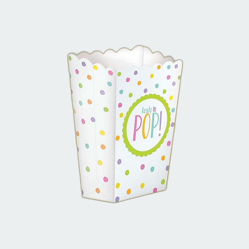 Custom Popcorn Multicolor Boxes