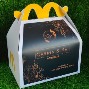 Personalized Burger Box